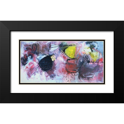 Dance Without You Black Modern Wood Framed Art Print with Double Matting by Rodridgue, Annie