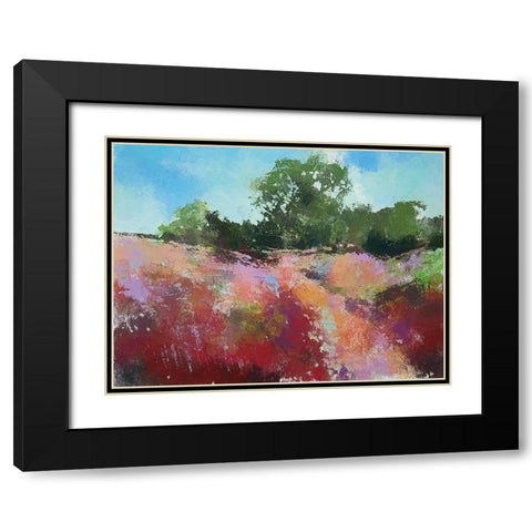 Beautiful Path Black Modern Wood Framed Art Print with Double Matting by Thouthip, Anne