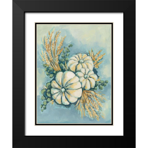 Blue Harvest I Black Modern Wood Framed Art Print with Double Matting by Baker, Sara