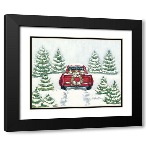 Tree Farm Tradition II  Black Modern Wood Framed Art Print with Double Matting by Baker, Sara