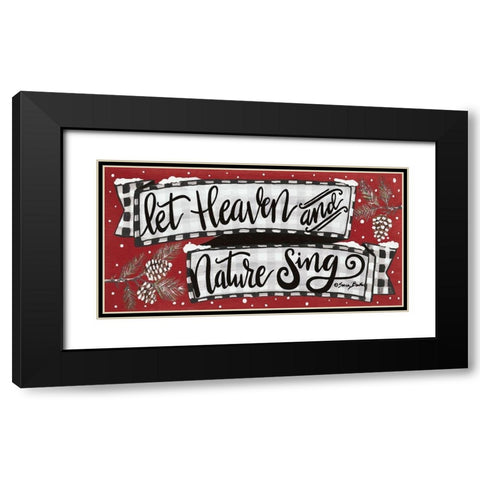 Heaven and Nature Sing    Black Modern Wood Framed Art Print with Double Matting by Baker, Sara