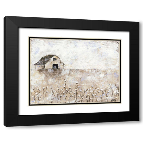 Cotton Farms Black Modern Wood Framed Art Print with Double Matting by Hallowell, Britt
