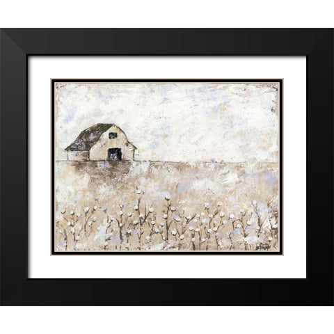 Cotton Farms Black Modern Wood Framed Art Print with Double Matting by Hallowell, Britt