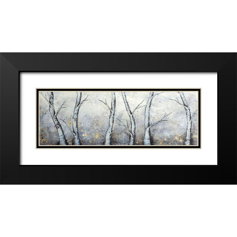Into the Forest Black Modern Wood Framed Art Print with Double Matting by Hallowell, Britt