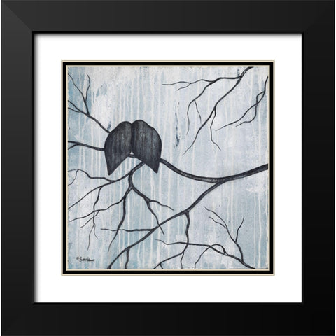 Remnant of Rain Black Modern Wood Framed Art Print with Double Matting by Hallowell, Britt