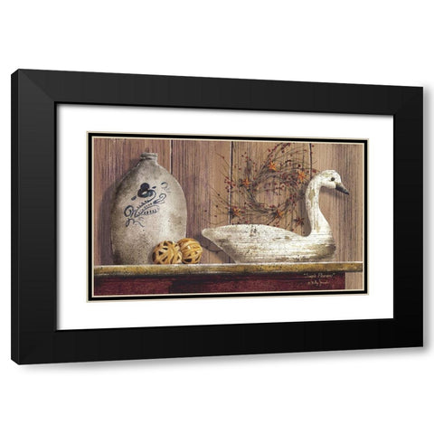 Simple Pleasures           Black Modern Wood Framed Art Print with Double Matting by Jacobs, Billy