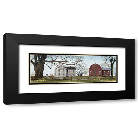 Spring Morning Black Modern Wood Framed Art Print with Double Matting by Jacobs, Billy