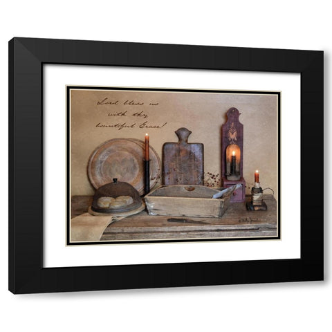 Bountiful Grace Black Modern Wood Framed Art Print with Double Matting by Jacobs, Billy