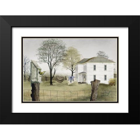Spring Cleaning          Black Modern Wood Framed Art Print with Double Matting by Jacobs, Billy