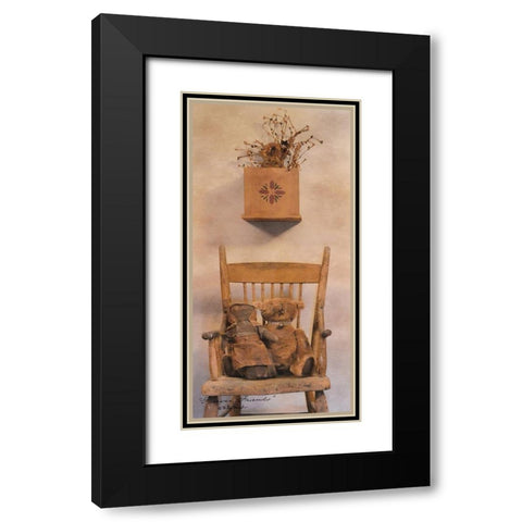 Forever Friends Black Modern Wood Framed Art Print with Double Matting by Jacobs, Billy