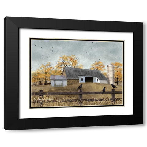 A Casual Conversation Black Modern Wood Framed Art Print with Double Matting by Jacobs, Billy