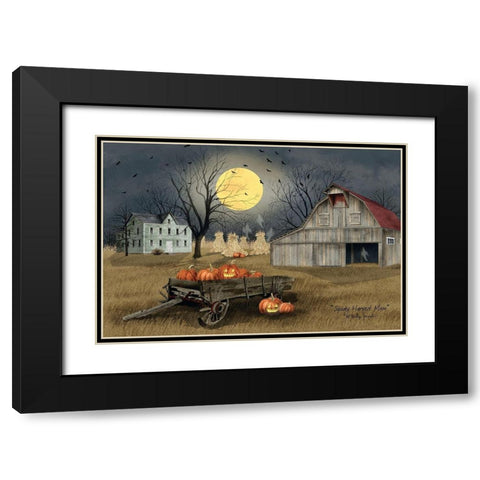 Spooky Harvest Moon     Black Modern Wood Framed Art Print with Double Matting by Jacobs, Billy
