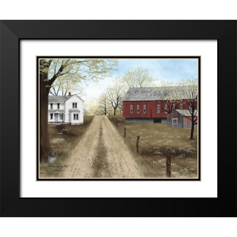 Warm Spring Day Black Modern Wood Framed Art Print with Double Matting by Jacobs, Billy