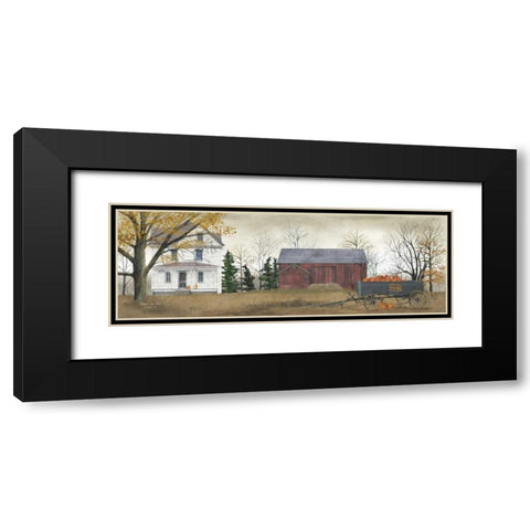 Pumpkins for Sale Black Modern Wood Framed Art Print with Double Matting by Jacobs, Billy
