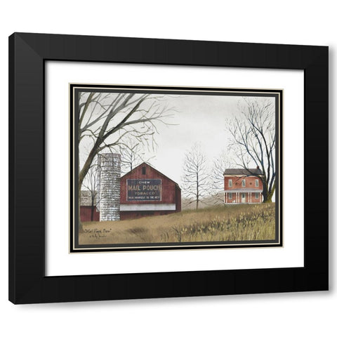 Mail Pouch Barn               Black Modern Wood Framed Art Print with Double Matting by Jacobs, Billy