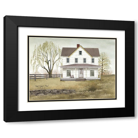 Aunt Emmas Place Black Modern Wood Framed Art Print with Double Matting by Jacobs, Billy
