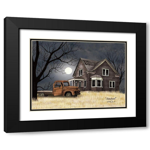 Abandoned Black Modern Wood Framed Art Print with Double Matting by Jacobs, Billy