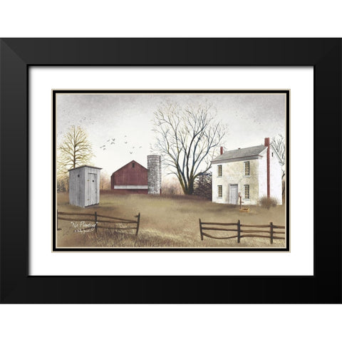No Plumbing      Black Modern Wood Framed Art Print with Double Matting by Jacobs, Billy