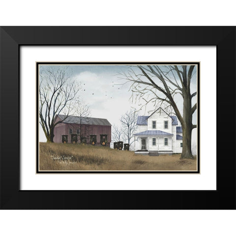 Sunday Service      Black Modern Wood Framed Art Print with Double Matting by Jacobs, Billy