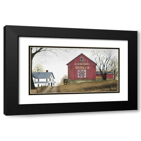Quilt Barn             Black Modern Wood Framed Art Print with Double Matting by Jacobs, Billy