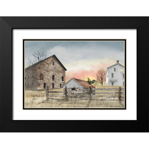 Early Riser      Black Modern Wood Framed Art Print with Double Matting by Jacobs, Billy