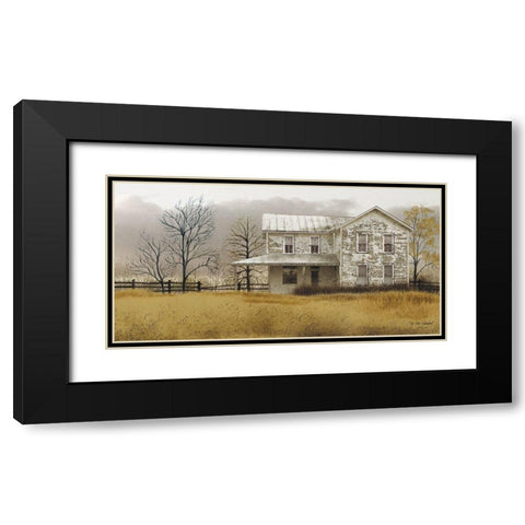 Old Homeplace Black Modern Wood Framed Art Print with Double Matting by Jacobs, Billy