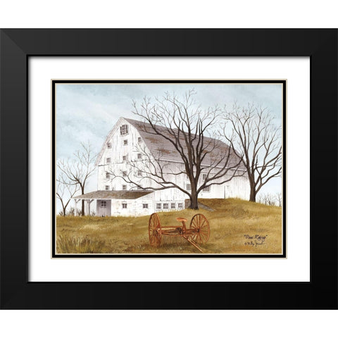 Done Raking Black Modern Wood Framed Art Print with Double Matting by Jacobs, Billy