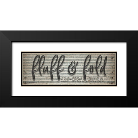 Fluff and Fold Black Modern Wood Framed Art Print with Double Matting by Boyer, Susie