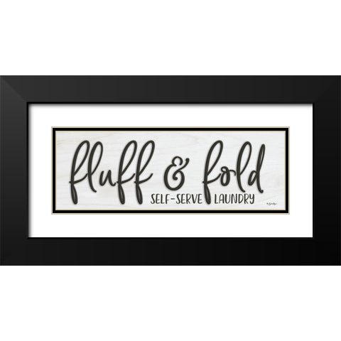 Fluff and Fold Black Modern Wood Framed Art Print with Double Matting by Boyer, Susie