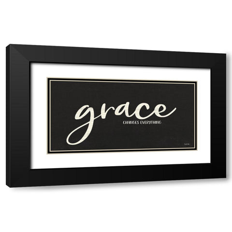 Grace Black Modern Wood Framed Art Print with Double Matting by Boyer, Susie