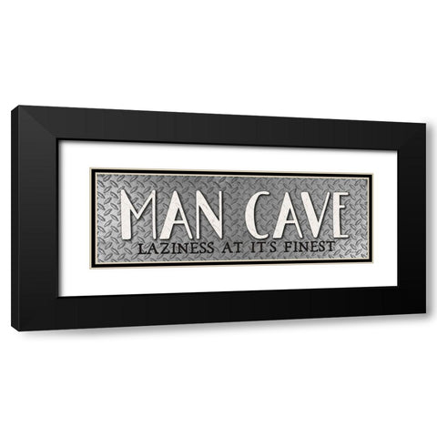 Laziness at Its Finest Black Modern Wood Framed Art Print with Double Matting by Boyer, Susie