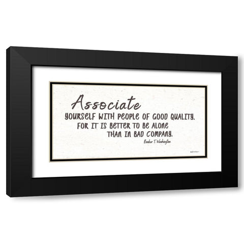 People of Good Quality   Black Modern Wood Framed Art Print with Double Matting by Boyer, Susie