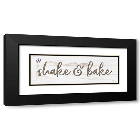 Shake And Bake Black Modern Wood Framed Art Print with Double Matting by Boyer, Susie