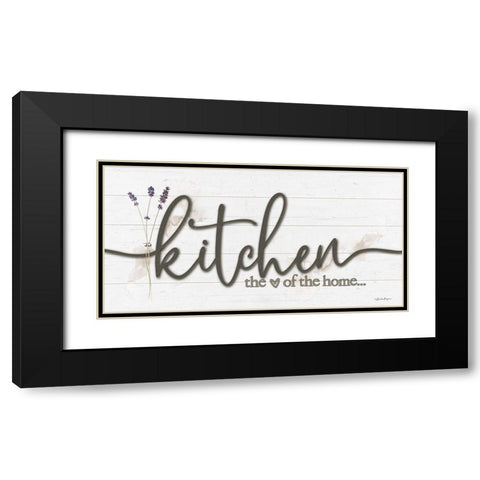 Kitchen - the Heart of the Home Black Modern Wood Framed Art Print with Double Matting by Boyer, Susie