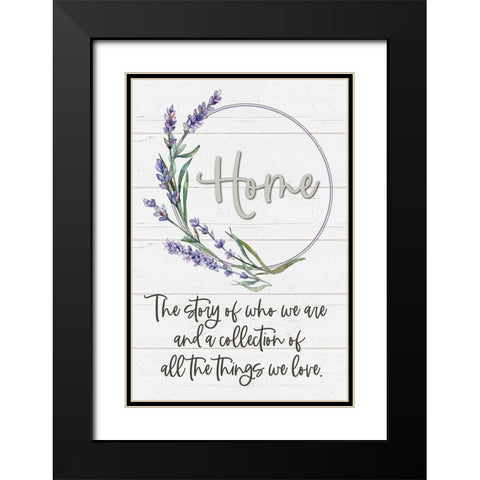 Home Black Modern Wood Framed Art Print with Double Matting by Boyer, Susie