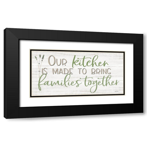 Our Kitchen Black Modern Wood Framed Art Print with Double Matting by Boyer, Susie