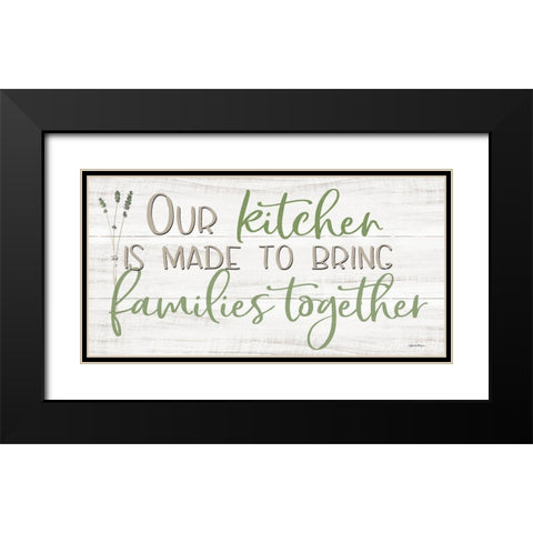 Our Kitchen Black Modern Wood Framed Art Print with Double Matting by Boyer, Susie