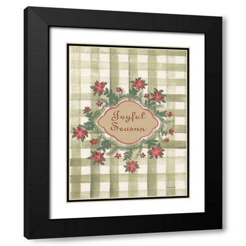 Holiday Home II Black Modern Wood Framed Art Print with Double Matting by Britton, Pam