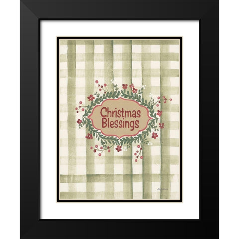 Holiday Home III Black Modern Wood Framed Art Print with Double Matting by Britton, Pam