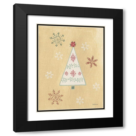 Holiday Cheer I Black Modern Wood Framed Art Print with Double Matting by Britton, Pam