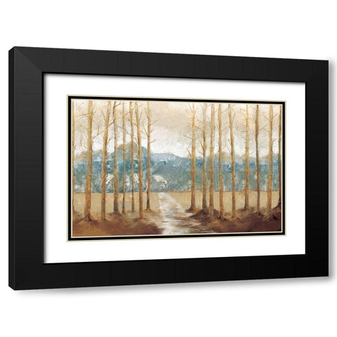 November Day Black Modern Wood Framed Art Print with Double Matting by Cloverfield And Co.