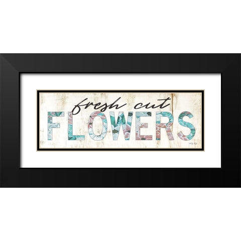 Fresh Cut Flowers Black Modern Wood Framed Art Print with Double Matting by Jacobs, Cindy