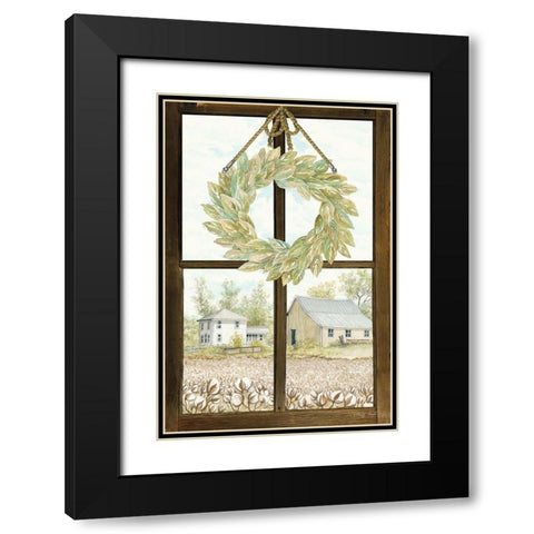 Window View III Black Modern Wood Framed Art Print with Double Matting by Jacobs, Cindy