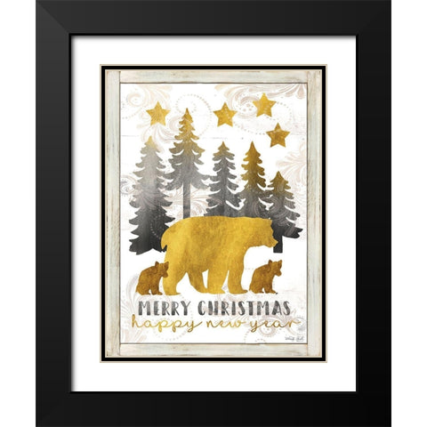 Ill be Home for Christmas Black Modern Wood Framed Art Print with Double Matting by Jacobs, Cindy