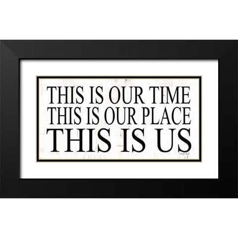 This is Ourâ€¦ Black Modern Wood Framed Art Print with Double Matting by Jacobs, Cindy
