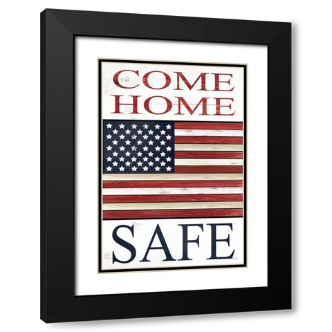 Come Home Safe   Black Modern Wood Framed Art Print with Double Matting by Jacobs, Cindy