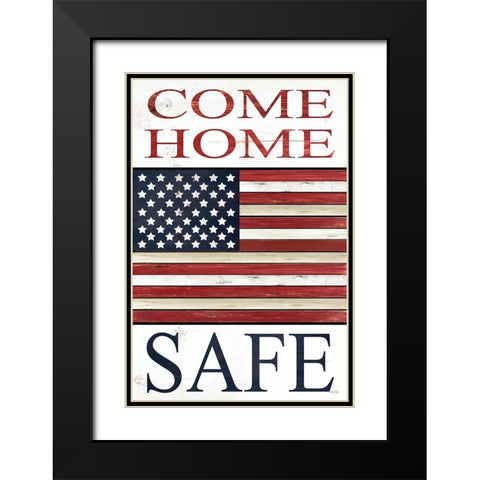 Come Home Safe   Black Modern Wood Framed Art Print with Double Matting by Jacobs, Cindy