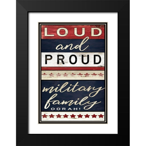Loud and Proud    Black Modern Wood Framed Art Print with Double Matting by Jacobs, Cindy