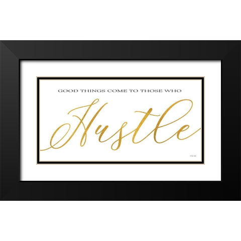 Good Things Black Modern Wood Framed Art Print with Double Matting by Jacobs, Cindy