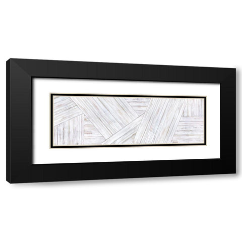Wood Pattern 12 Black Modern Wood Framed Art Print with Double Matting by Jacobs, Cindy